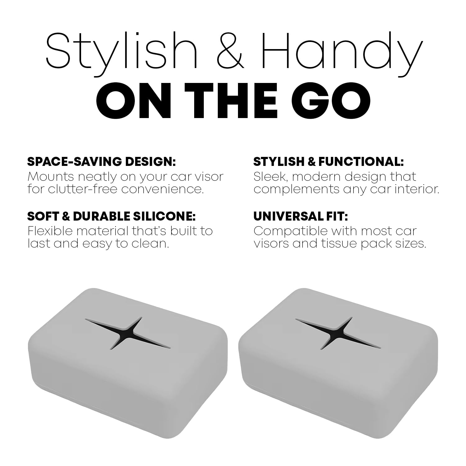 Silicone Car Tissue Holder – Waterproof & Washable