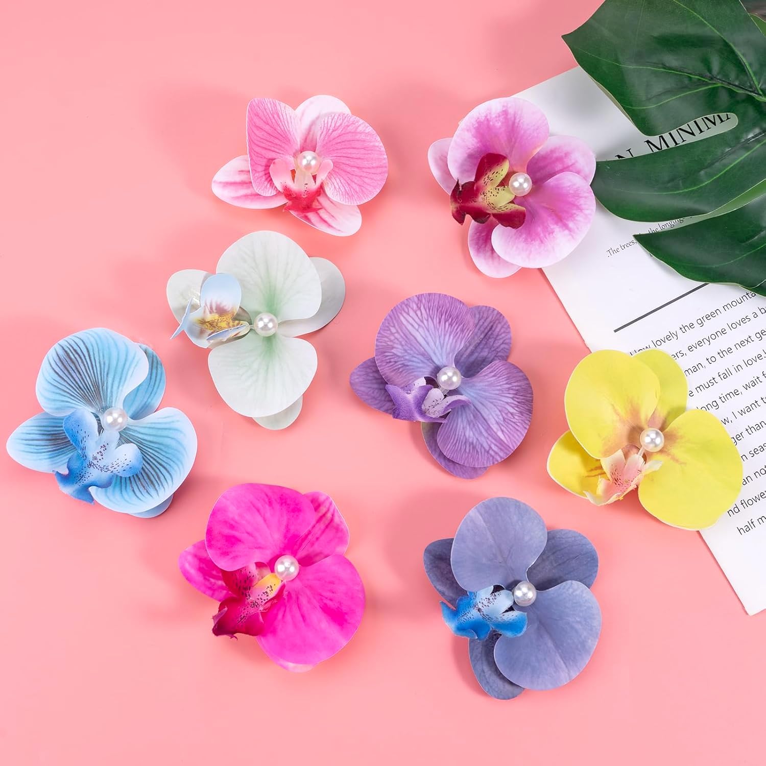 Floral Hair Clips – Duck Bill Barrettes (2-Pack)