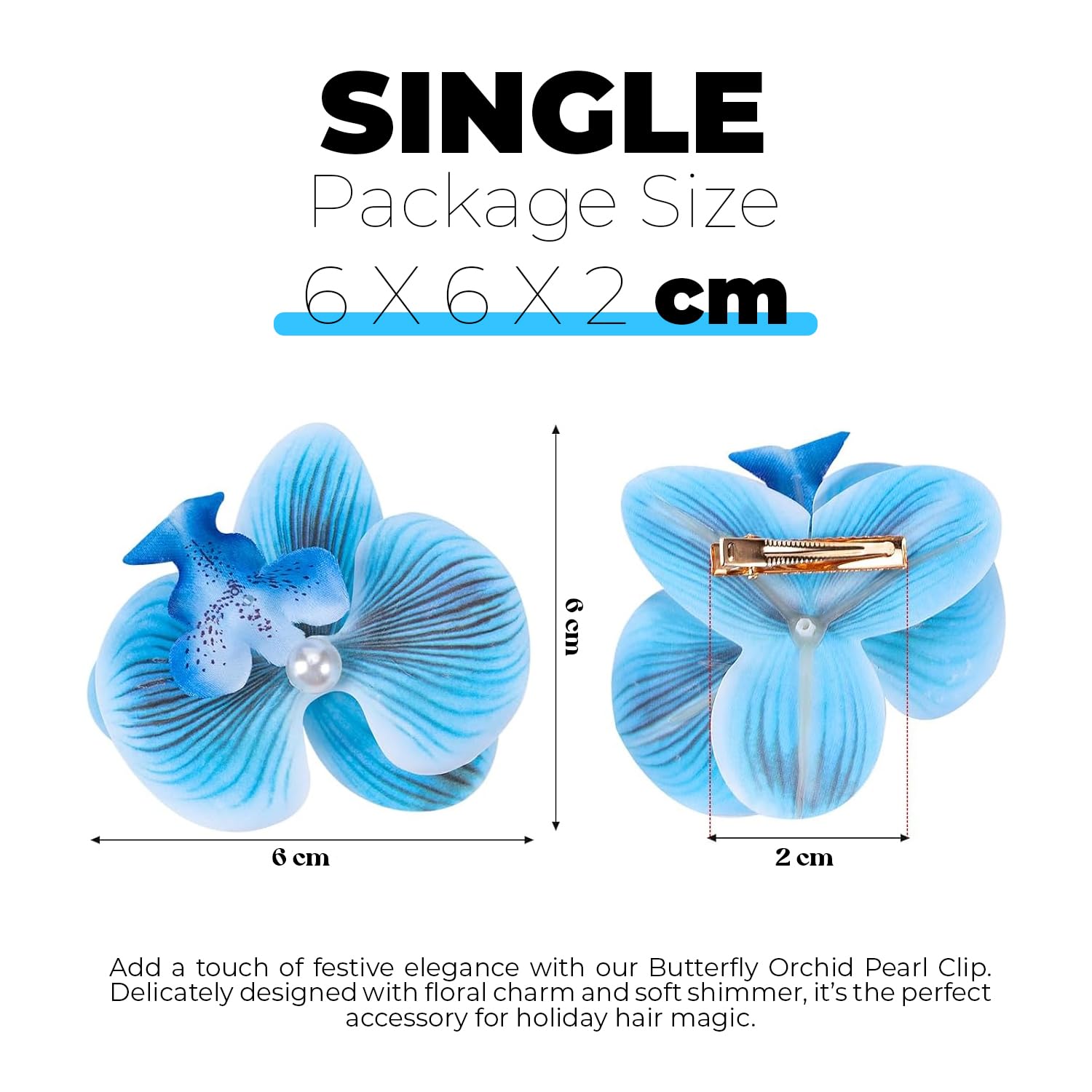 Floral Hair Clips – Duck Bill Barrettes (2-Pack)