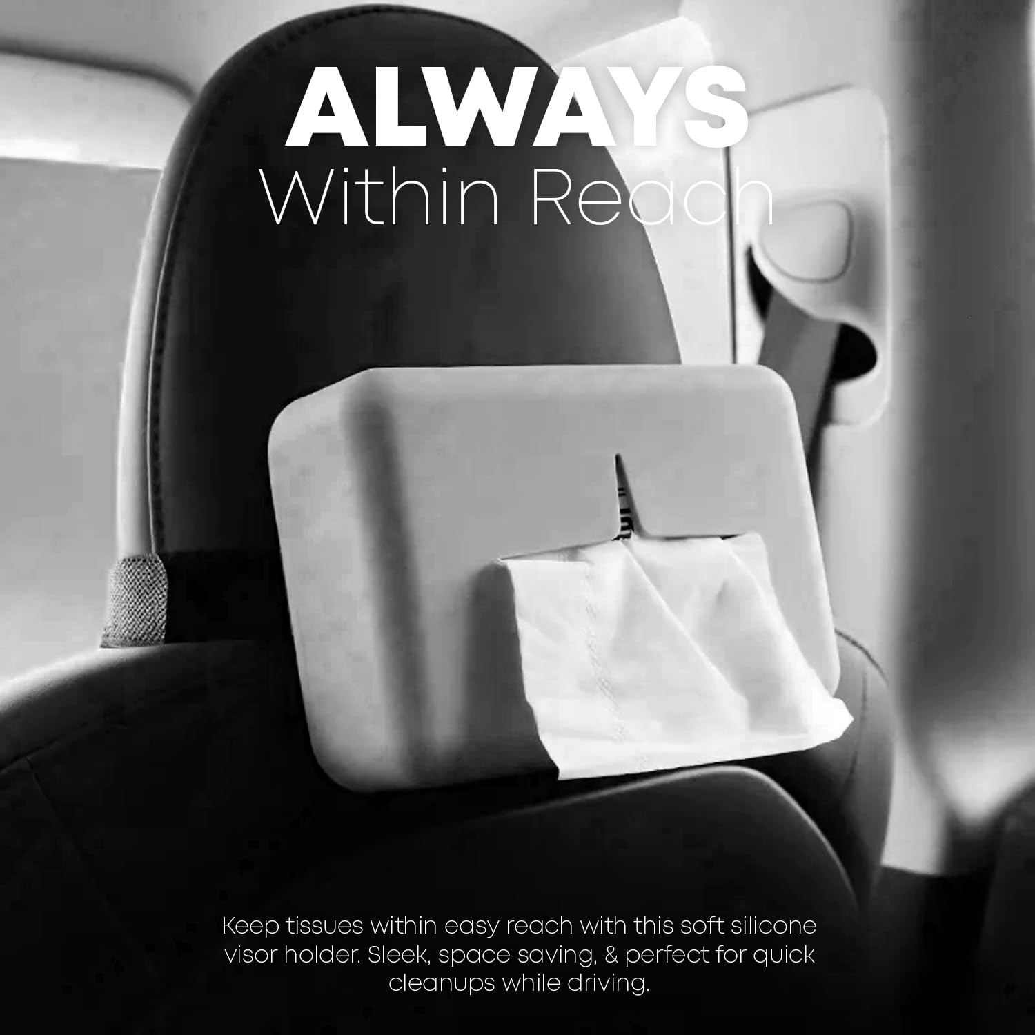Silicone Car Tissue Holder – Waterproof & Washable