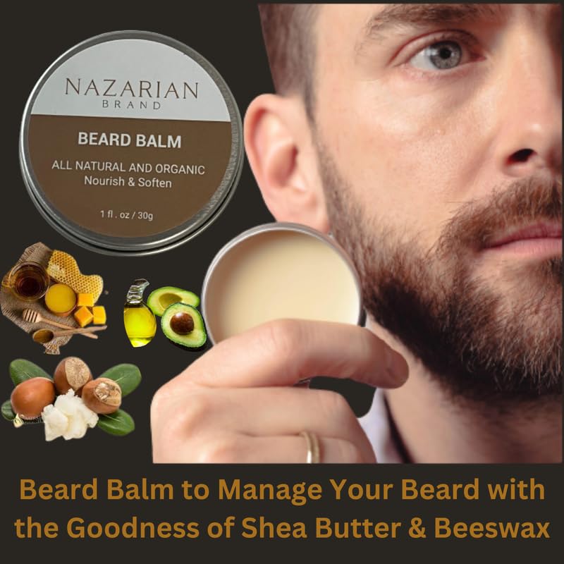 Beard Grooming Kit – Serum, Balm, Oil & Derma Roller