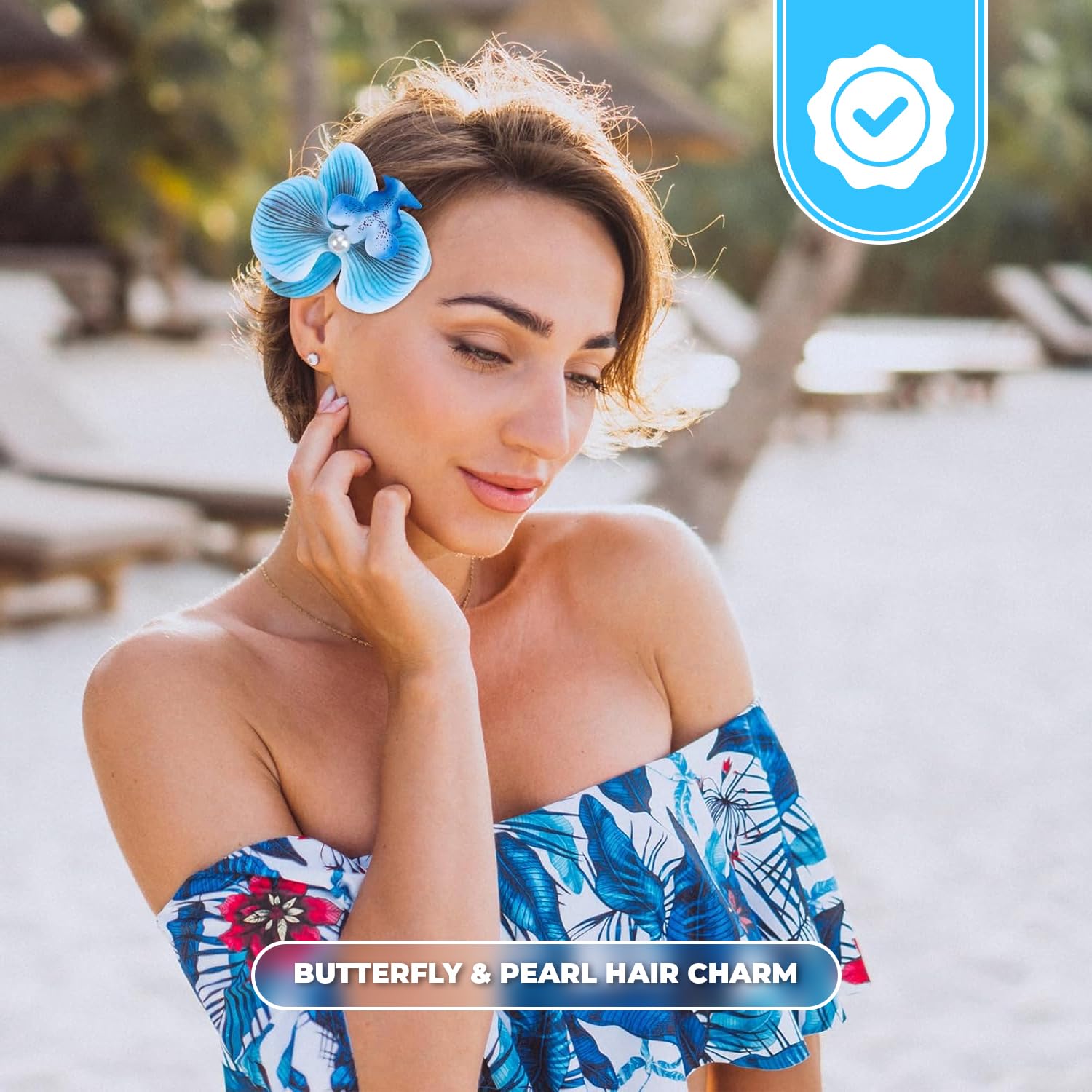 Floral Hair Clips – Duck Bill Barrettes (2-Pack)