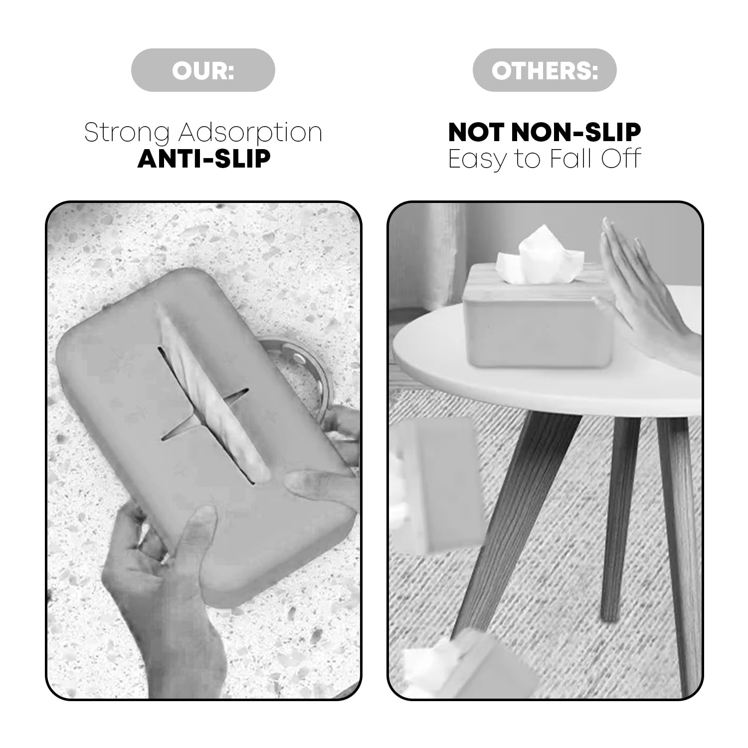 Silicone Car Tissue Holder – Waterproof & Washable