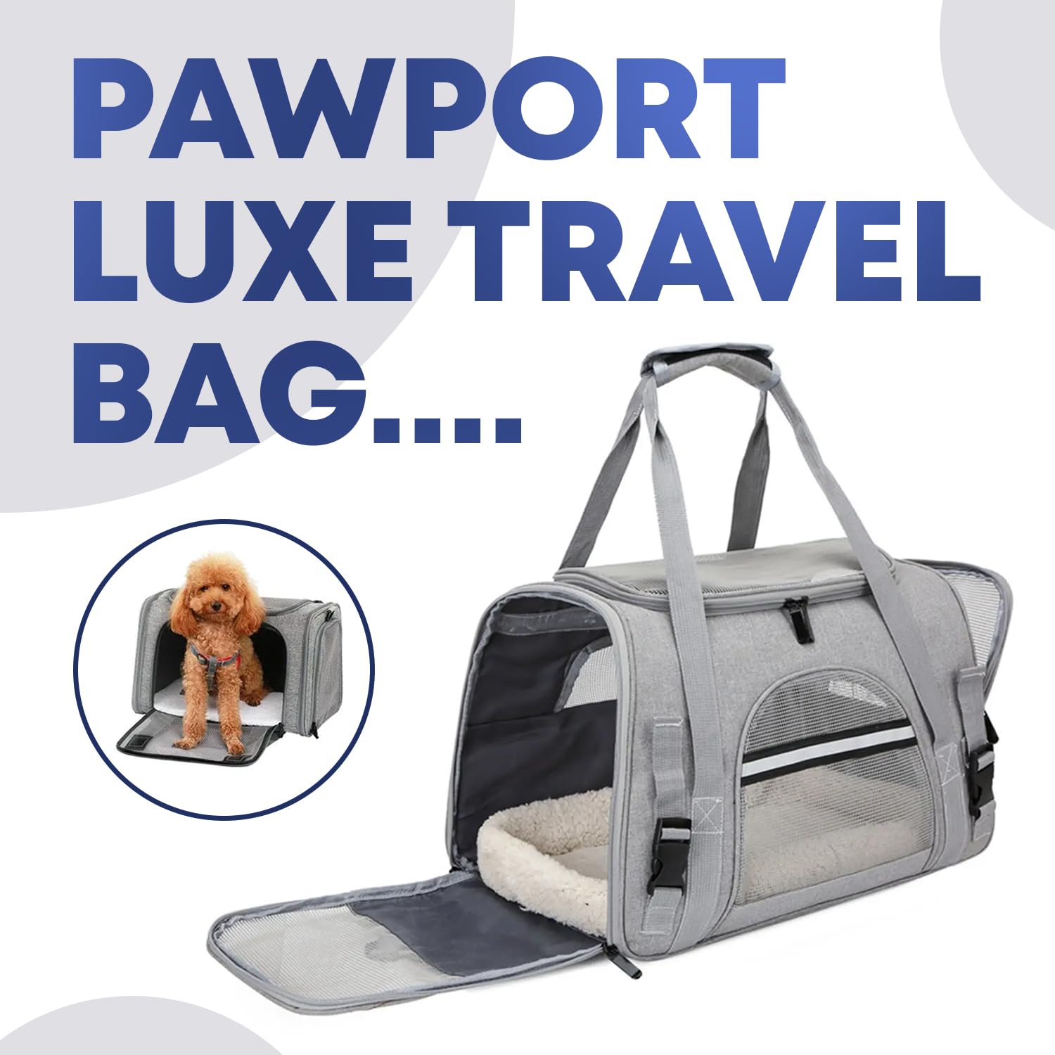 Airline Pet Carrier – Soft Travel Bag for Dogs & Cats