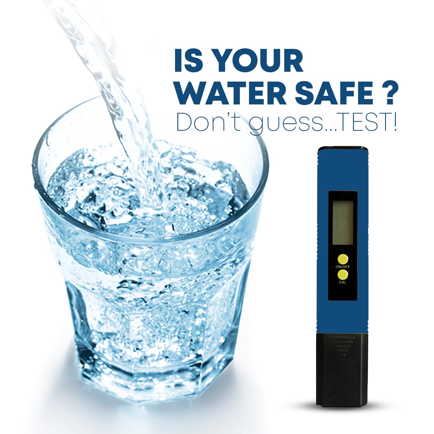 Digital pH Meter Pen – TDS Tester for Water & Pools