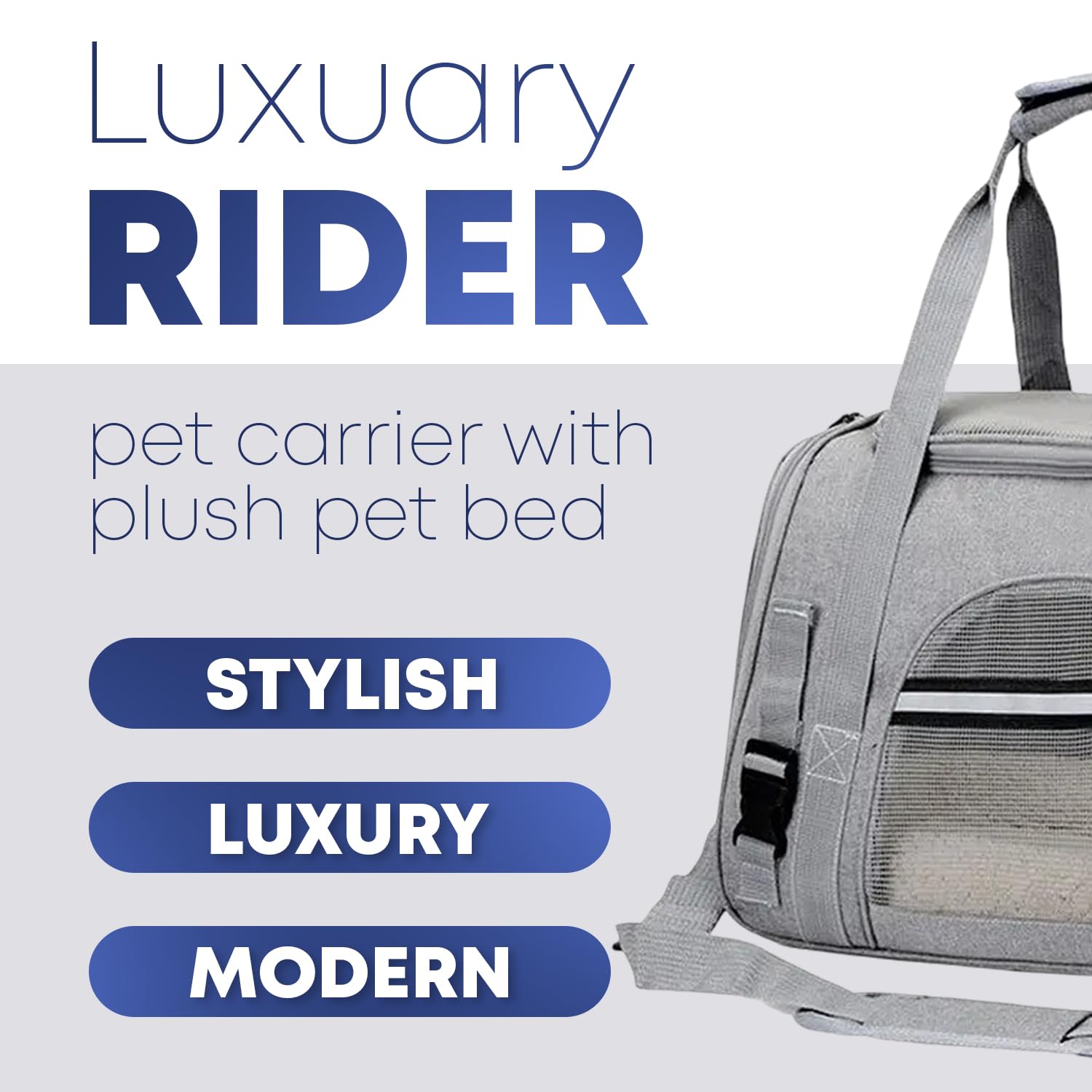 Airline Pet Carrier – Soft Travel Bag for Dogs & Cats