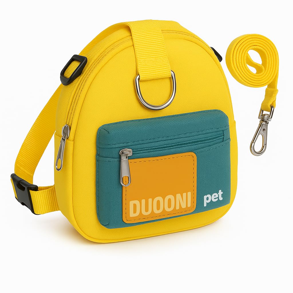 Dog Backpack Harness – Leash for 7.5–15KG Pets
