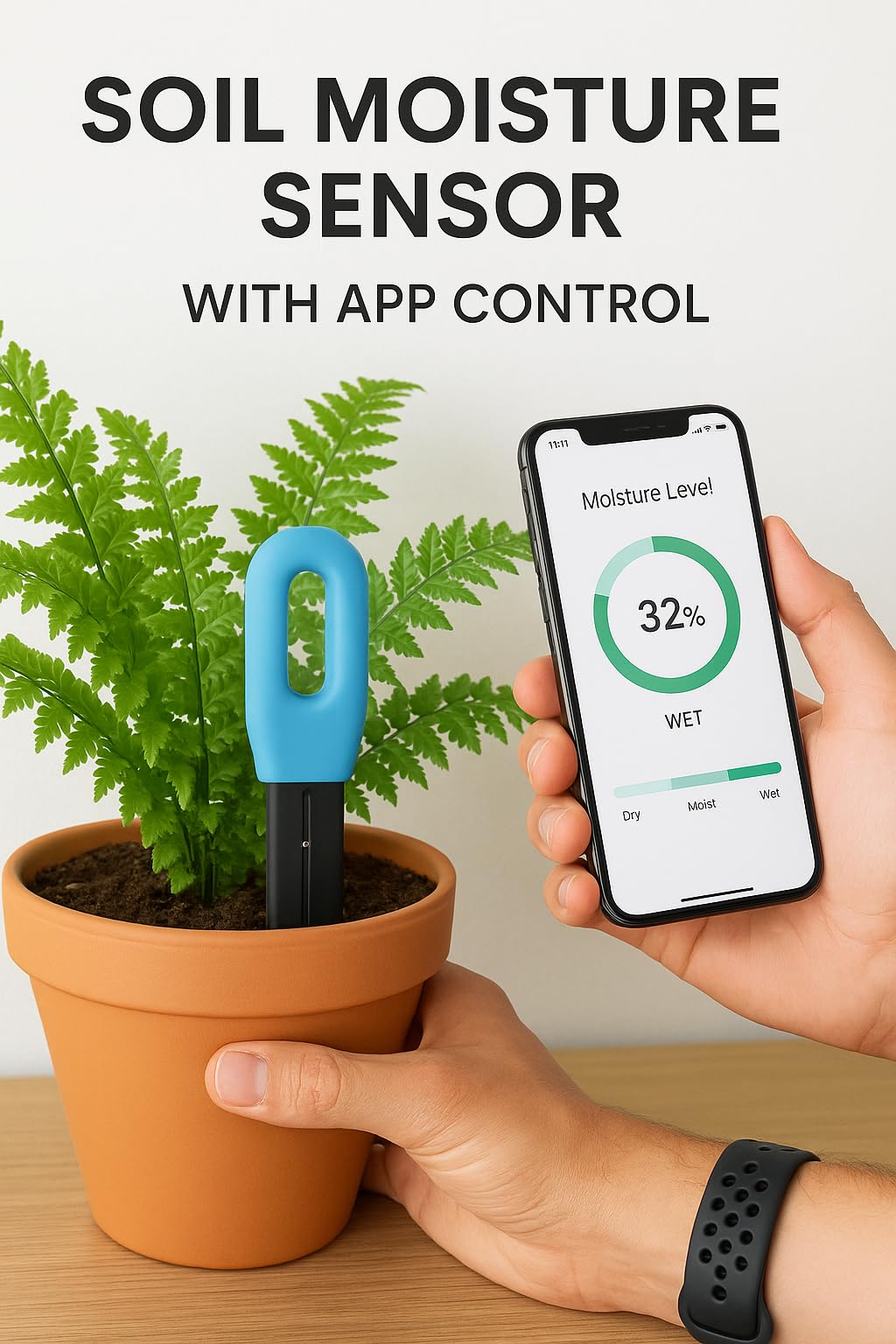 Smart Zigbee Soil Moisture Sensor