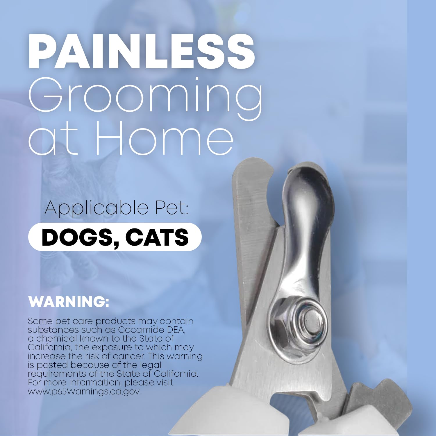 Quiet Pet Nail Clipper – Pink Electric Trimmer