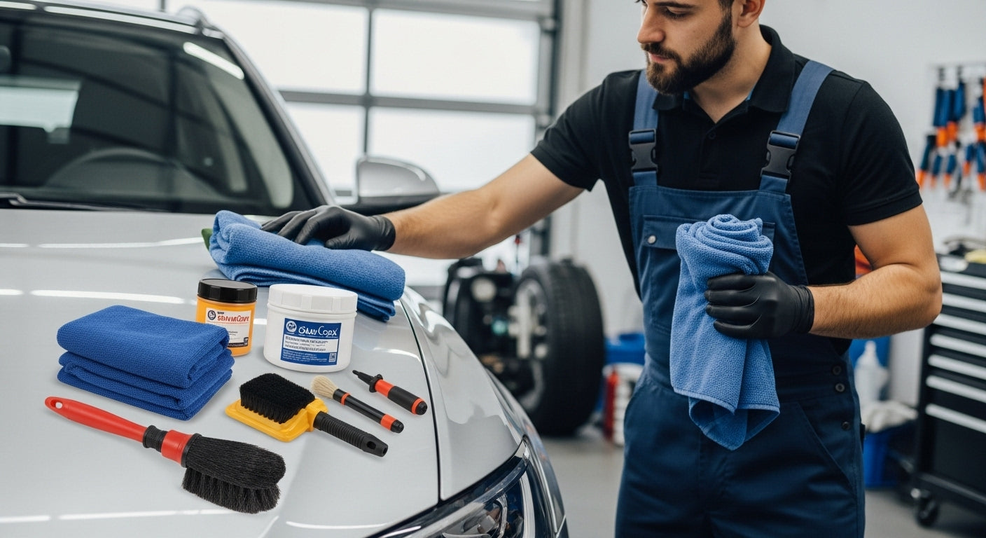 Car trunk organizer and cleaning tools — smart storage and auto care solutions