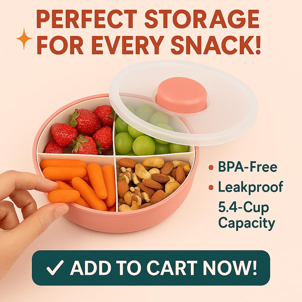 Kids Snack Spinner – BPA-Free & Dishwasher Safe