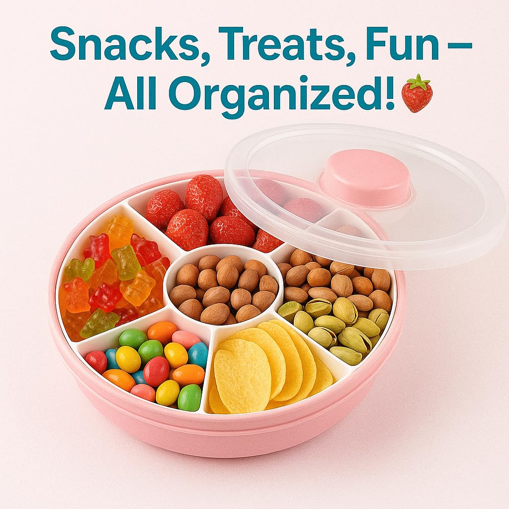 Kids Snack Spinner – BPA-Free & Dishwasher Safe