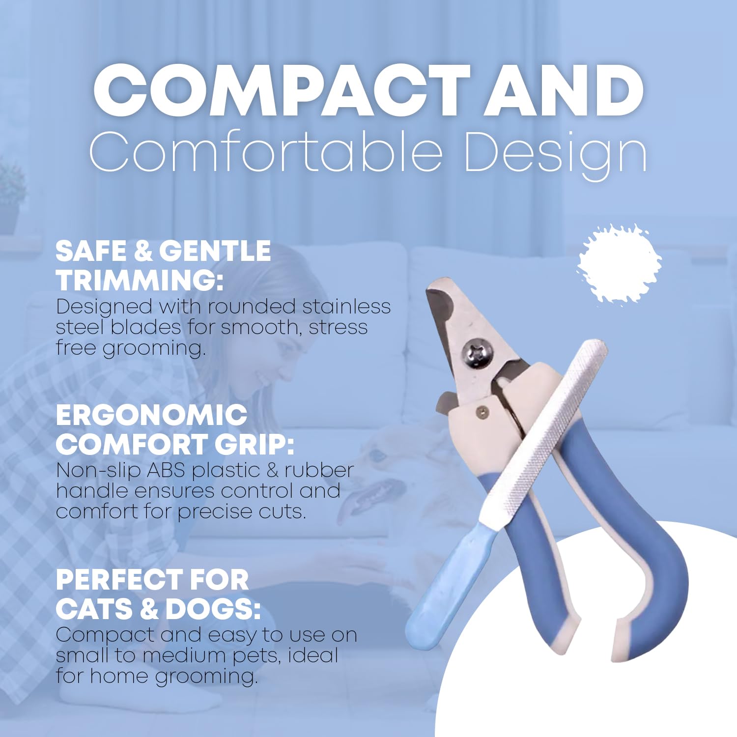 Auto Pet Nail Clipper – Low Noise Grooming Tool