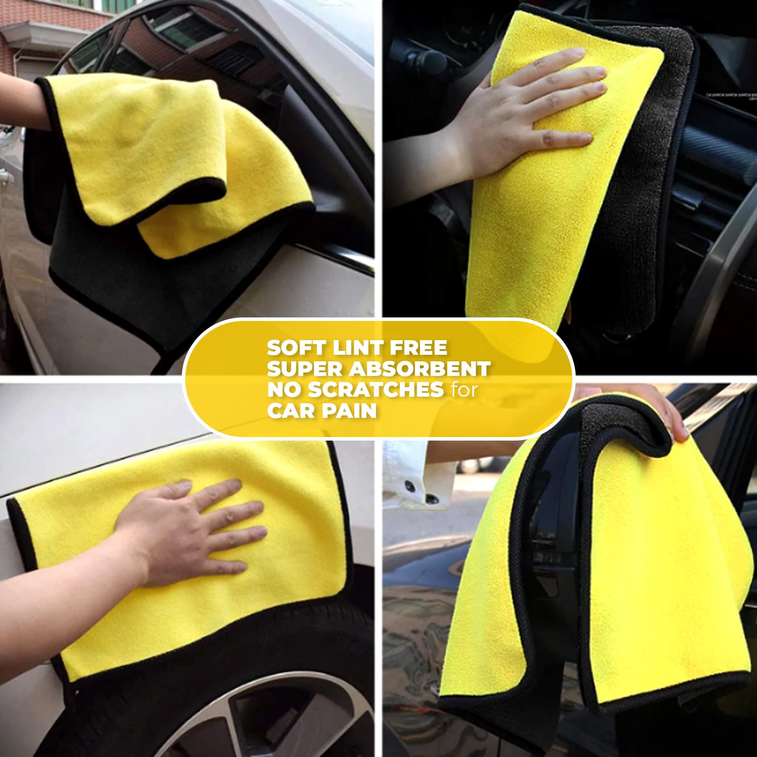 Car Cleaning Kit – 35-Piece Detailing Set with Wax & Towels